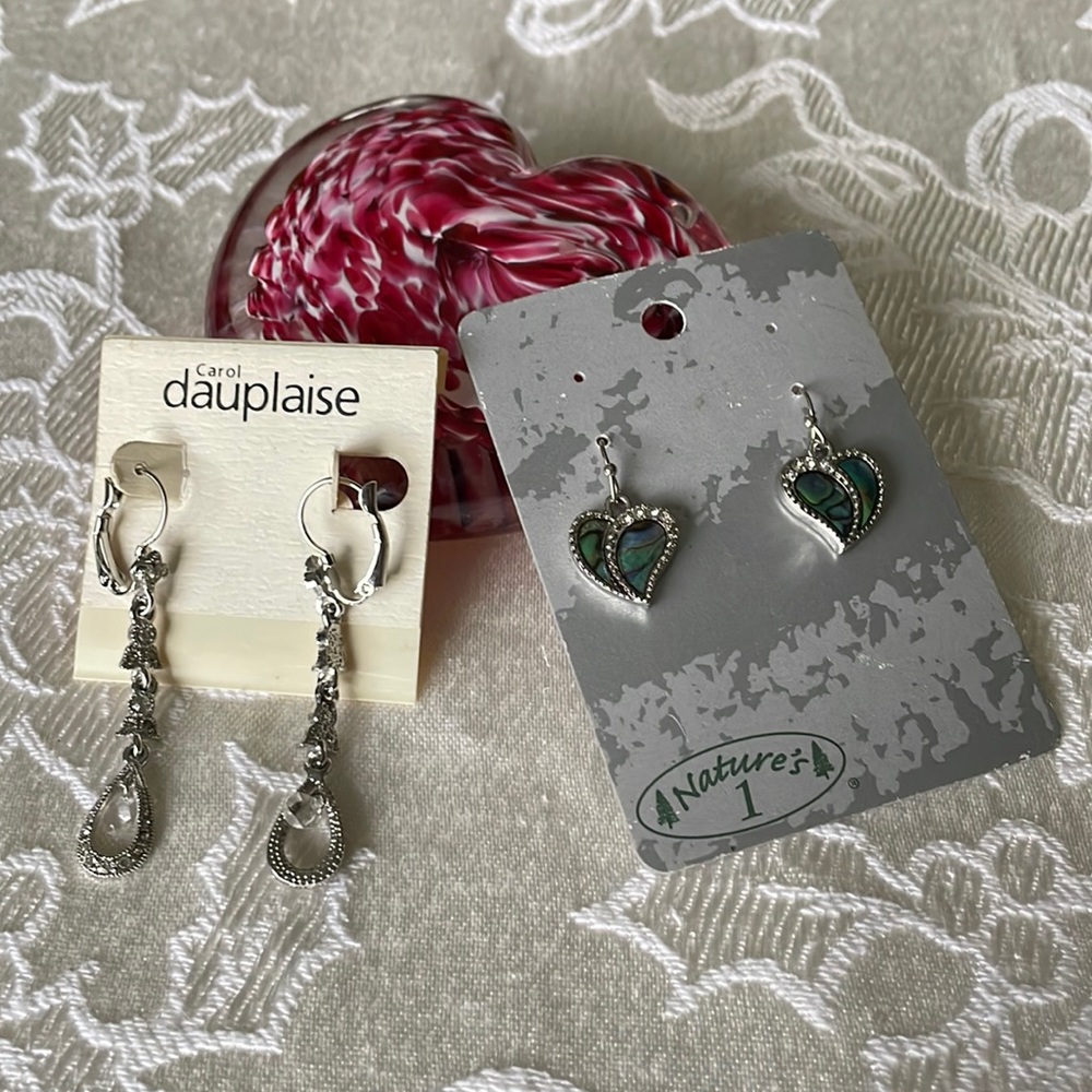 New On Cards Carol Dauplaise & Nature’s 1 Pierced Earrings